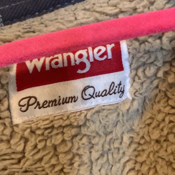 Wrangler Plaid Jacket Size Medium in Men Blue and Gray and White - Picture 2 of 6